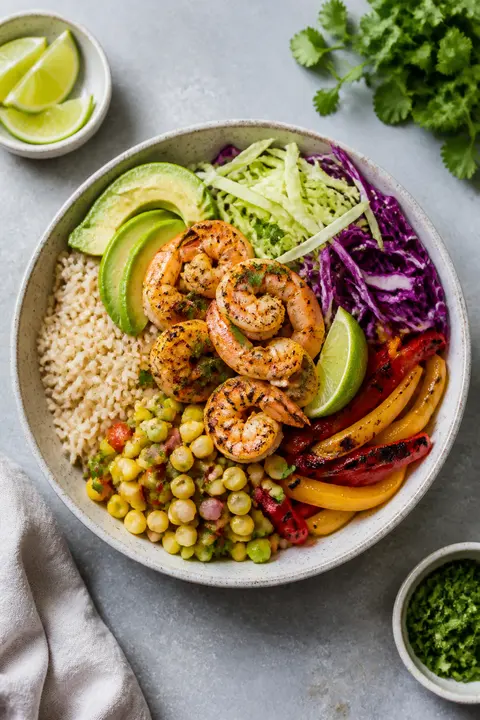 Chili-Lime Shrimp Grain Bowl