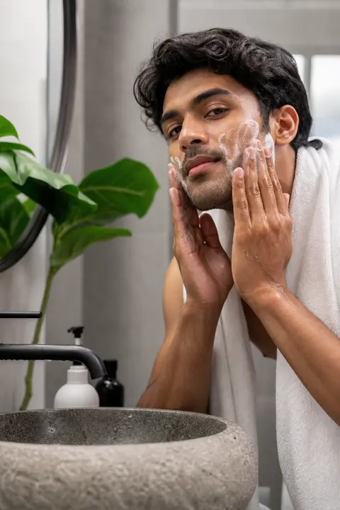 Foaming Facial Cleanser at the Sink
