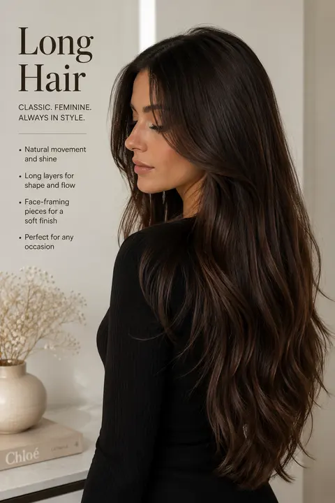 Long Hair with Soft Layers and Natural Movement