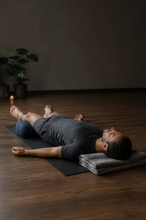 Supported Savasana Setup