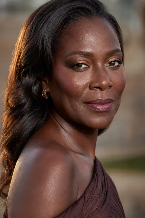 Golden Evening Glam on Deep Skin