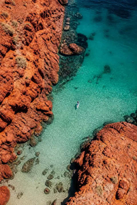 Red Rock Cove with Crystal Water