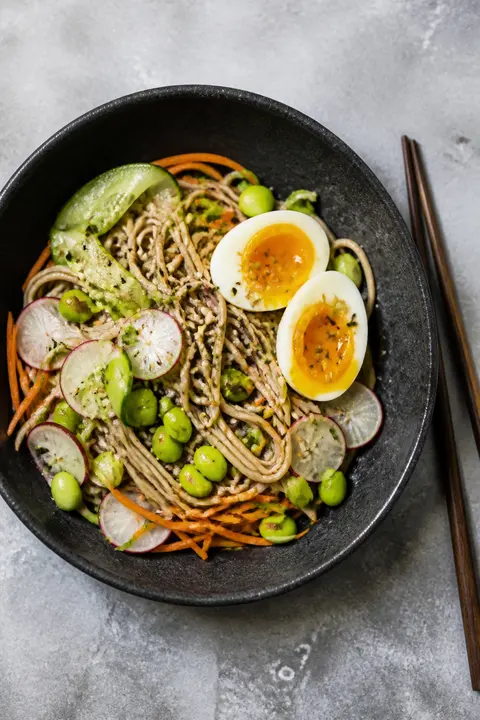 Ginger Sesame Soba Salad