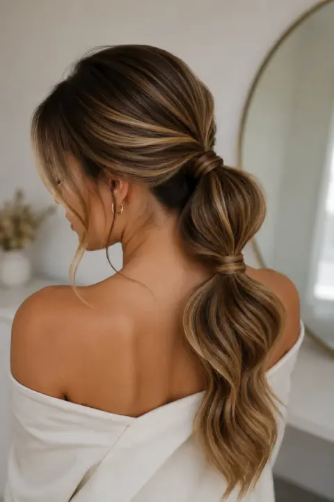 Chic Twisted Ponytail