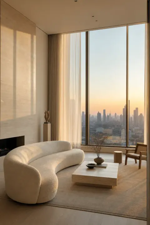 Sunrise Penthouse Living Room