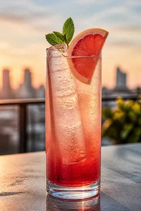 Hibiscus Grapefruit Zero Proof Cooler