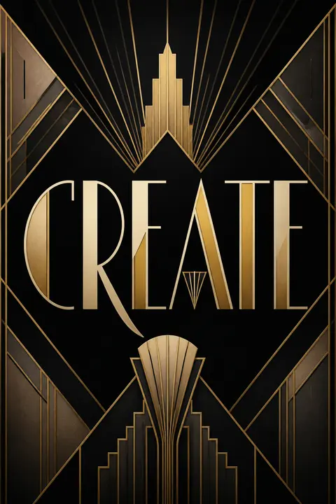 CREATE — Art Deco Typography