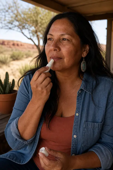 Lip Balm for a Dry Desert Climate