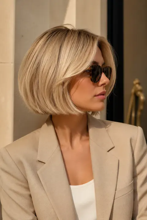 Old Money Blonde Bob Haircut Inspiration