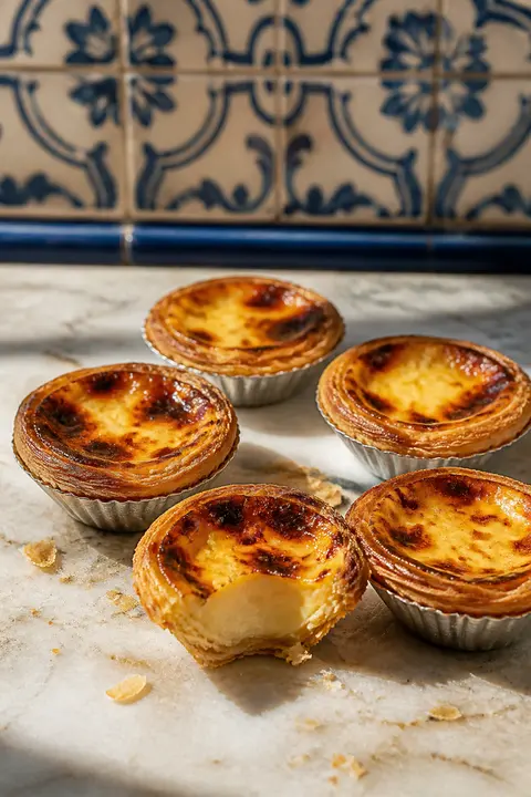 Caramelized Portuguese Custard Tarts