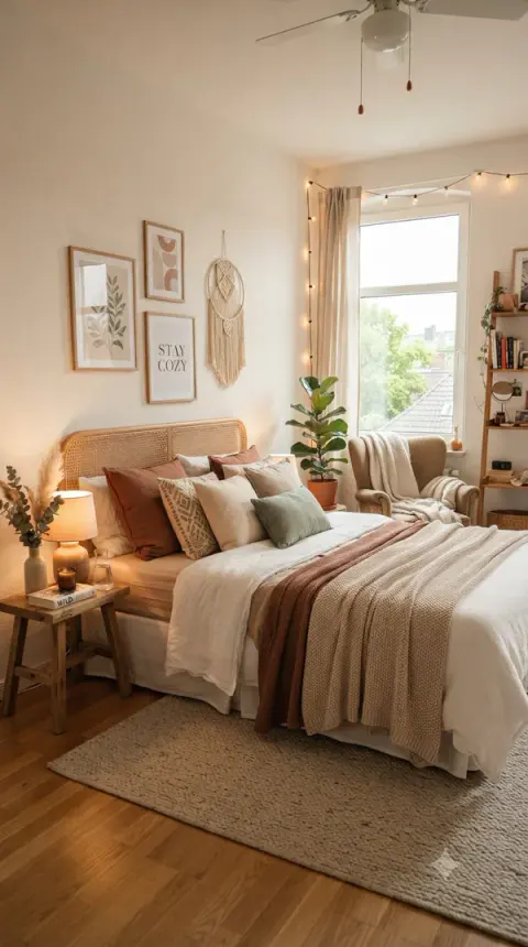 Cozy Modern Bedroom: Interior Design Ideas & Warm Aesthetic