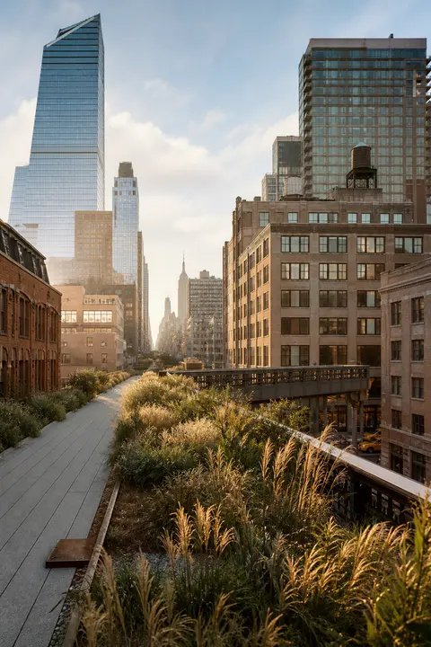 New York Elevated Garden Through the City
