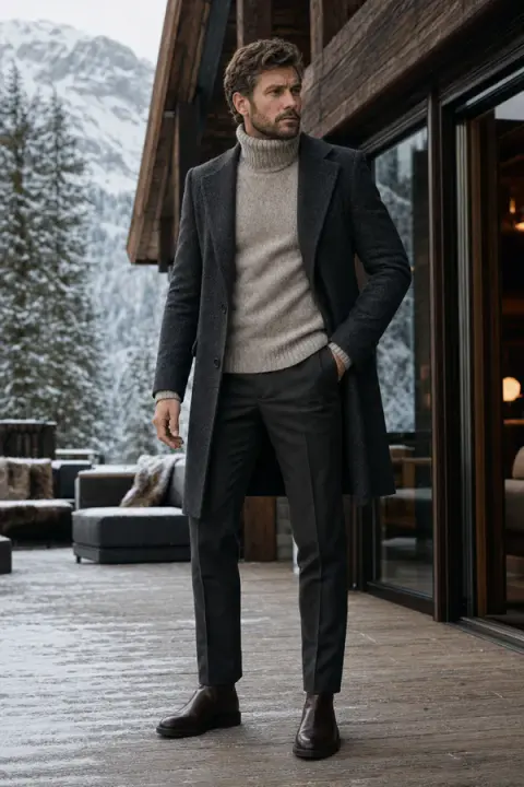 Winter Layers at Alpine Lodge