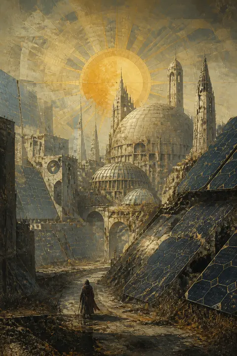 Digital Collage of Abandoned Solar City