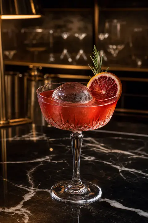 Blood Orange Gin Coupe