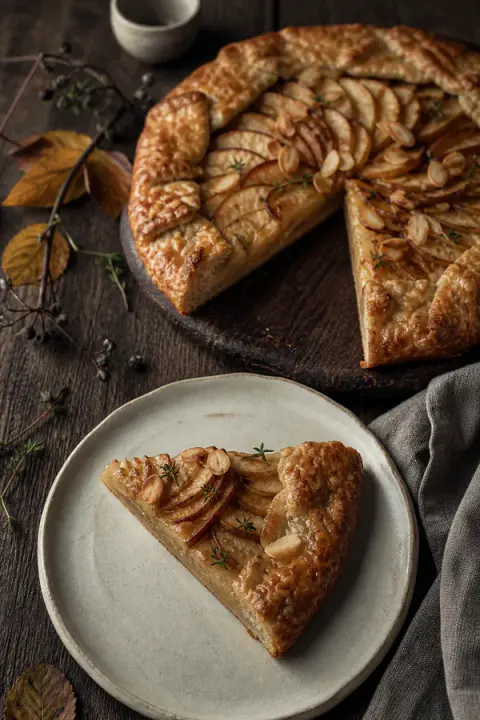 Rustic Caramel Apple Galette