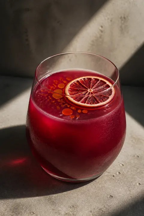Ruby Beet Citrus Cocktail