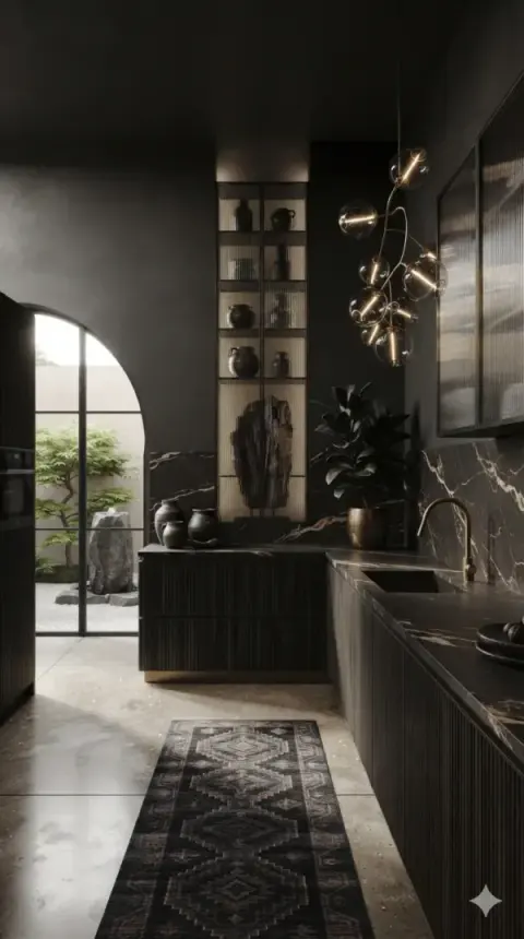 Zen Garden Dark Kitchen