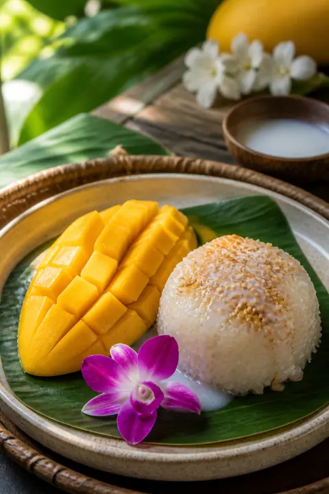 Mango Sticky Rice with Toasted Coconut