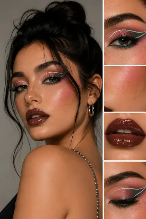 Creative Graphic Makeup Ideas for Women