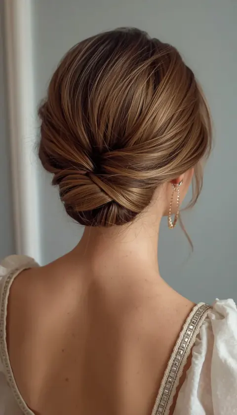 Elegant Low Bun Hairstyle for Women | Wedding Hair Ideas