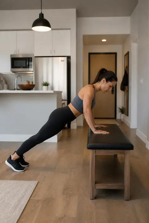Incline Push-Up for Better Upper-Body Strength