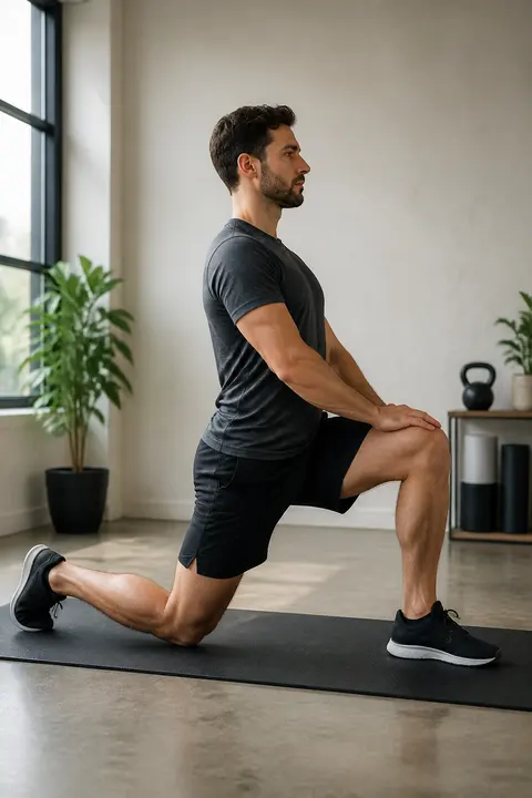 Half-Kneeling Hip Flexor Stretch