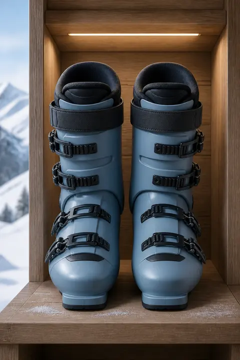 Powder Blue Alpine Ski Boots