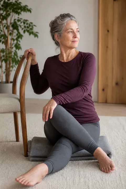 Chair-Supported Seated Twist
