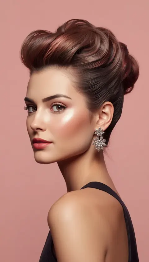 Elegant Romantic Updo Hairstyle