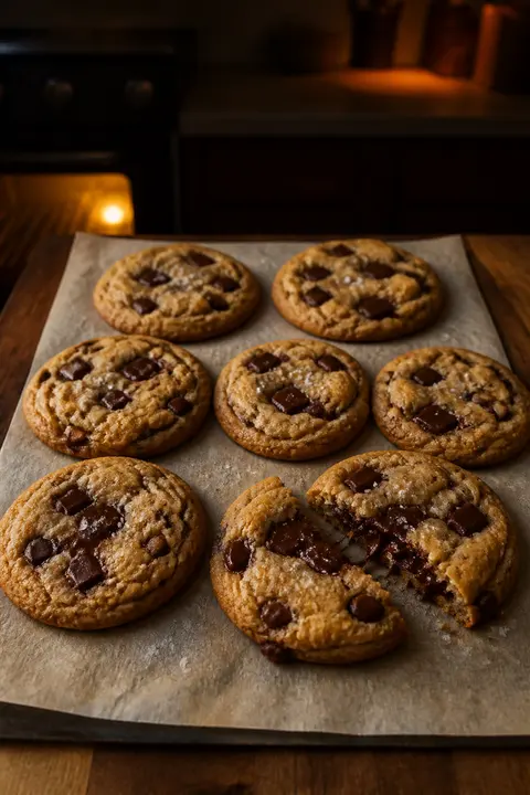 Sea Salt Chocolate Chunk Cookies