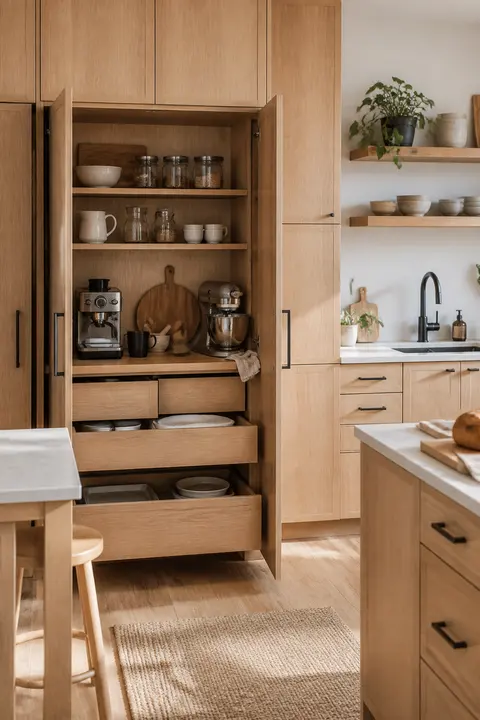 Oak Scandinavian Kitchen, Coffee and Baking Station