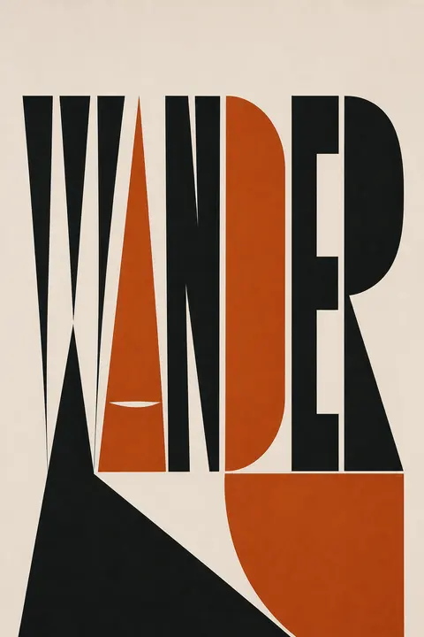 Swiss Modernist Typography: WANDER