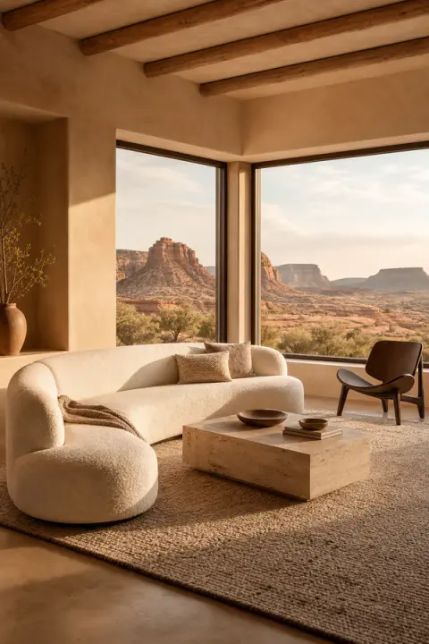 Desert Modern Living Room