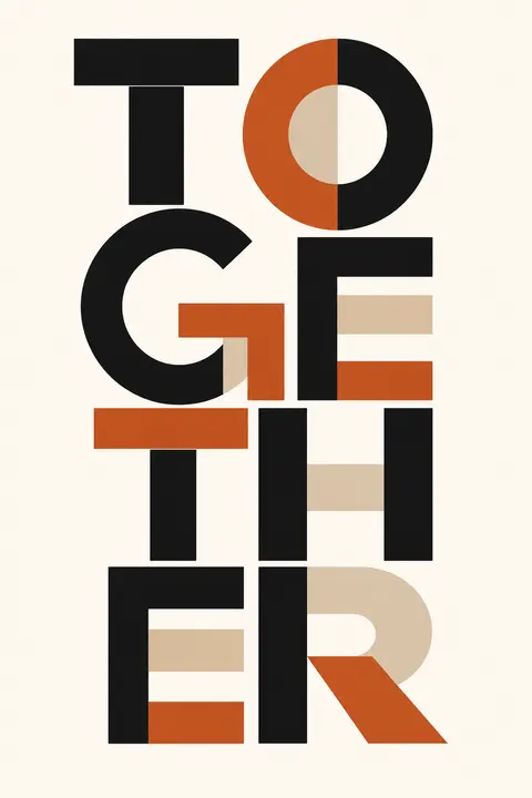 Swiss Modernist Typography: TOGETHER