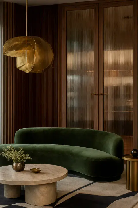 Emerald Art Deco Interior