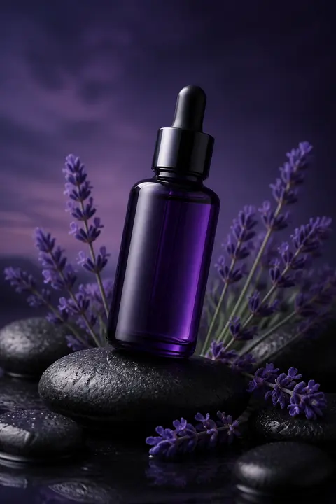 Lavender Facial Oil with Spa Stones