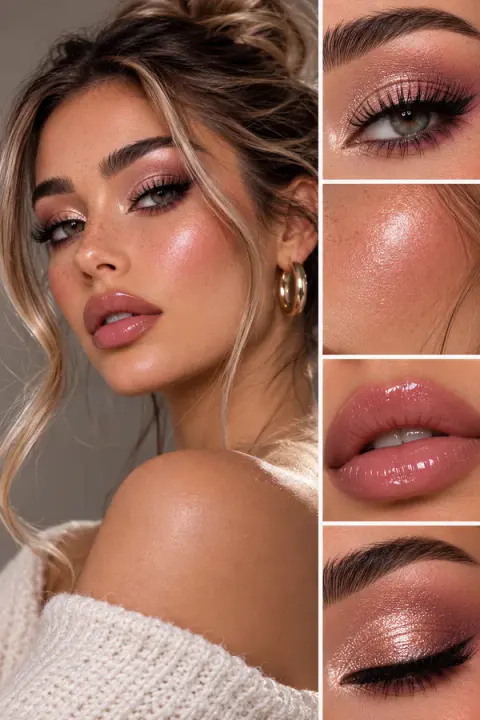 Soft Dewy Makeup Ideas for Women