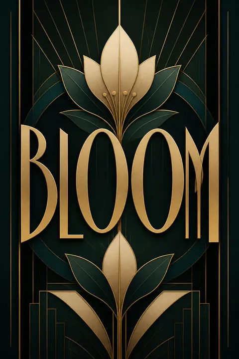 BLOOM — Art Deco Typography