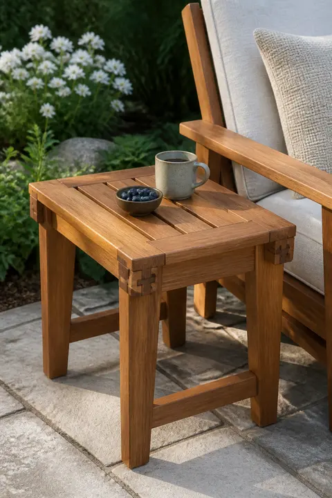 Cedar Outdoor Side Table